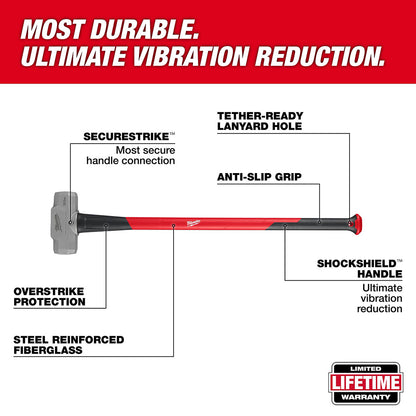 Milwaukee 10lb Sledge Hammer with 36in Handle