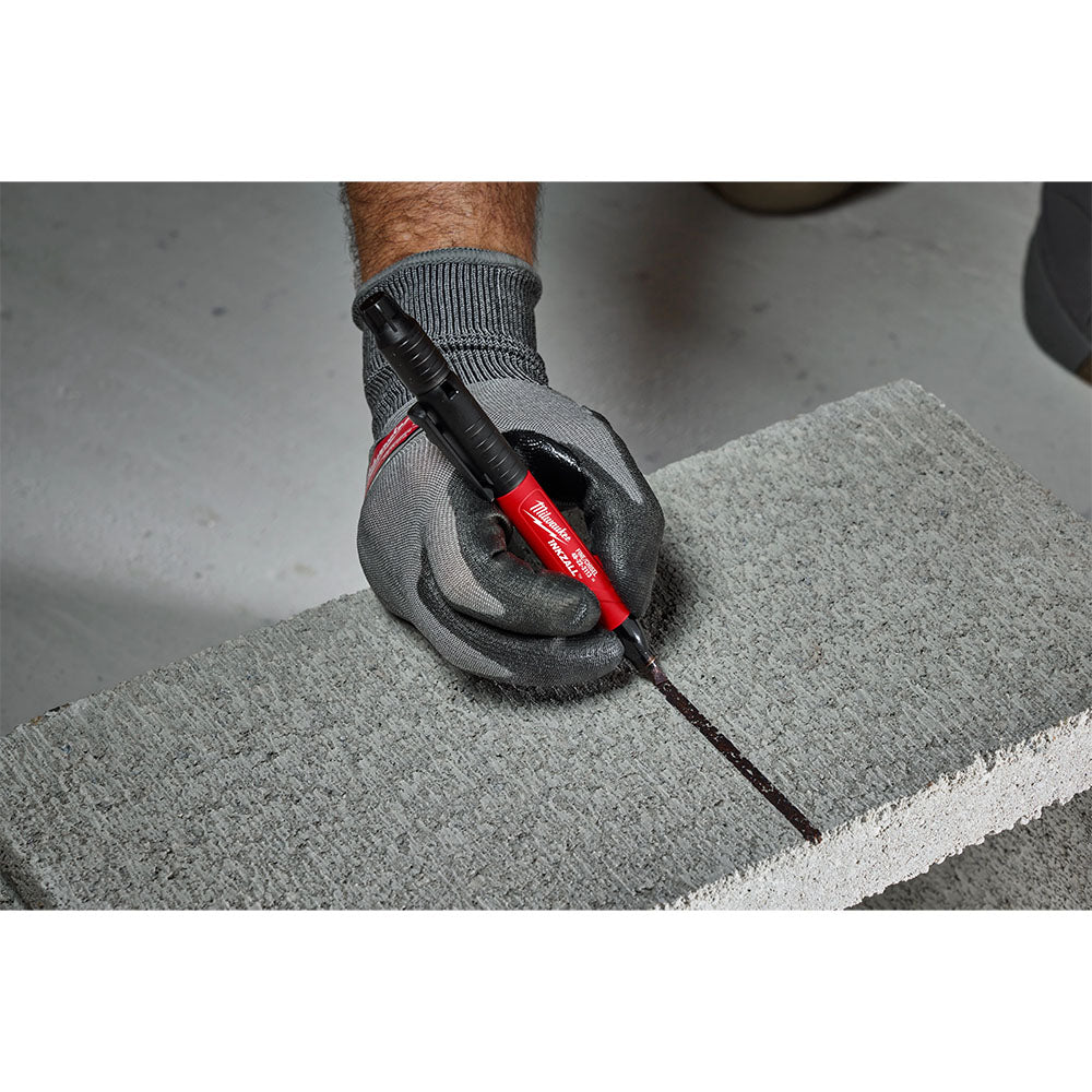 Milwaukee INKZALL Double Sided Black Jobsite Marker - Fine Point & Chisel Tip
