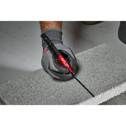 Milwaukee INKZALL Double Sided Black Jobsite Marker - Fine Point & Chisel Tip