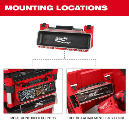Milwaukee PACKOU Tool Box Magnetic Bin Attachment