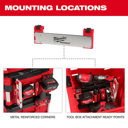 Milwaukee PACKOUT Tool Box Belt Clip Rack Attachment