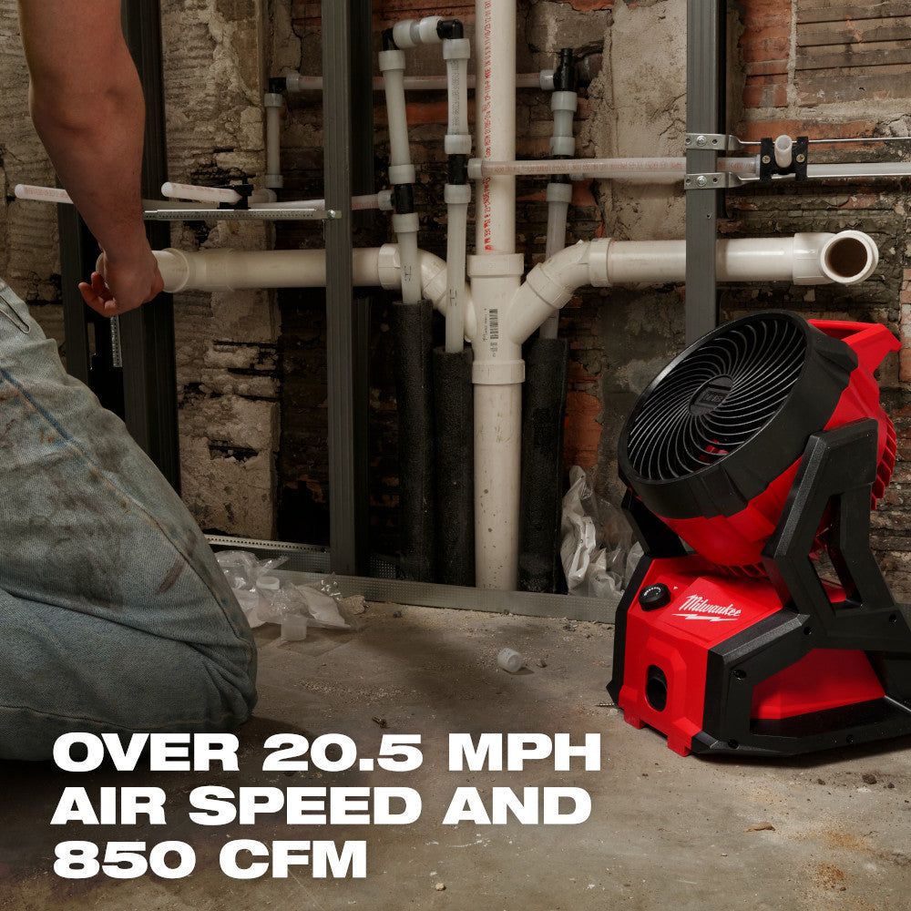 Milwaukee 0818-20 M18 Cordless Brushless PACKOUT Fan (Tool Only)