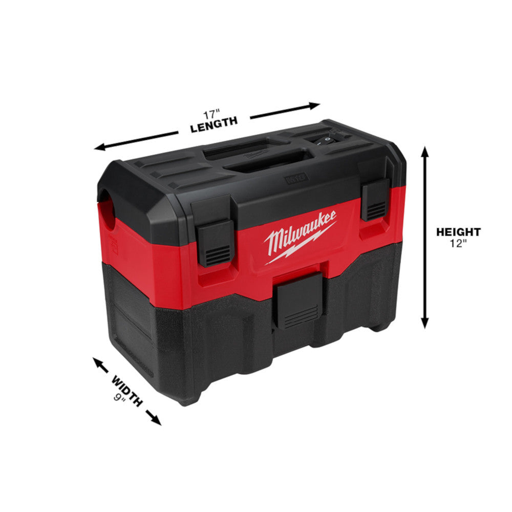 Milwaukee 0880-20 M18 Wet/Dry Vacuum (Tool Only)