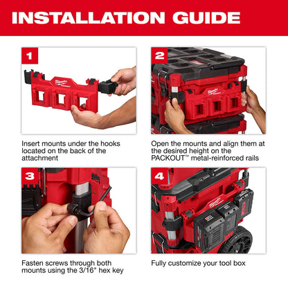 Milwaukee PACKOUT Tool Box Accessory Case Attachment