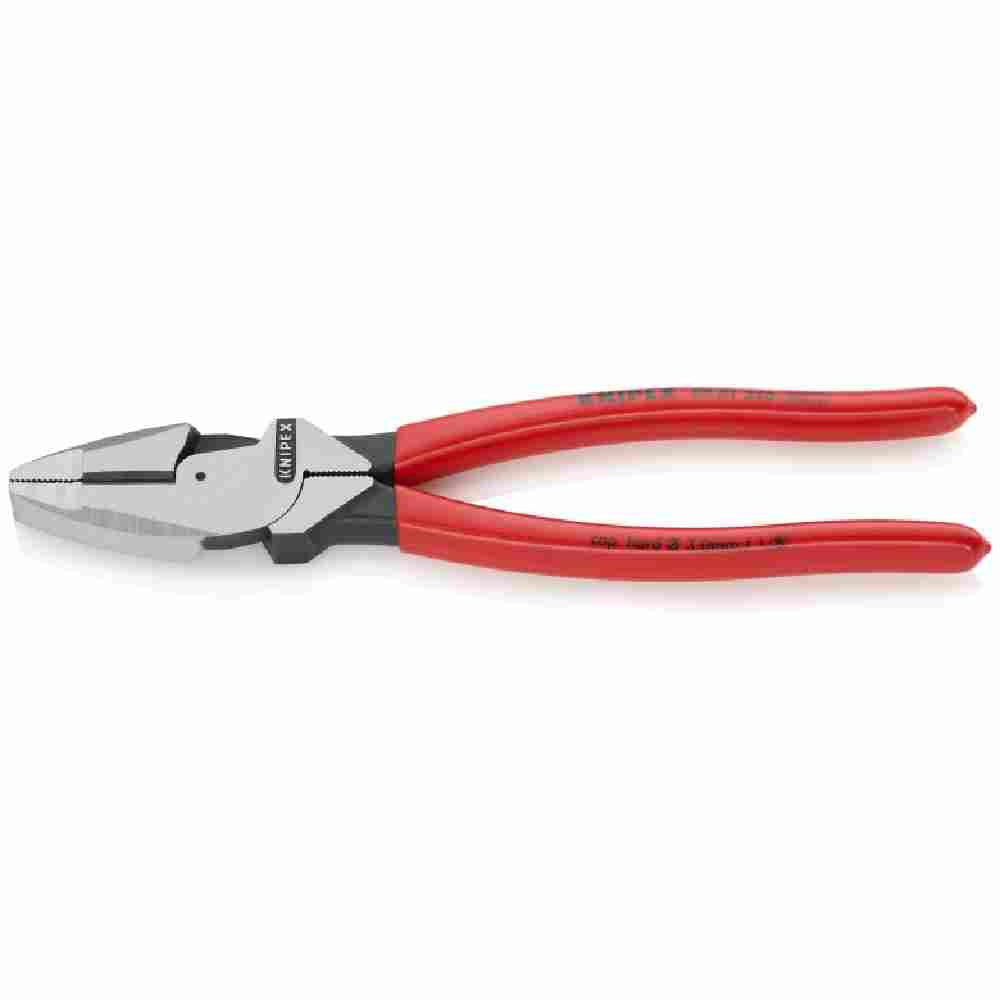 Knipex 9-1/2 inch High Leverage Combination Pliers looking at pliers on slight angle