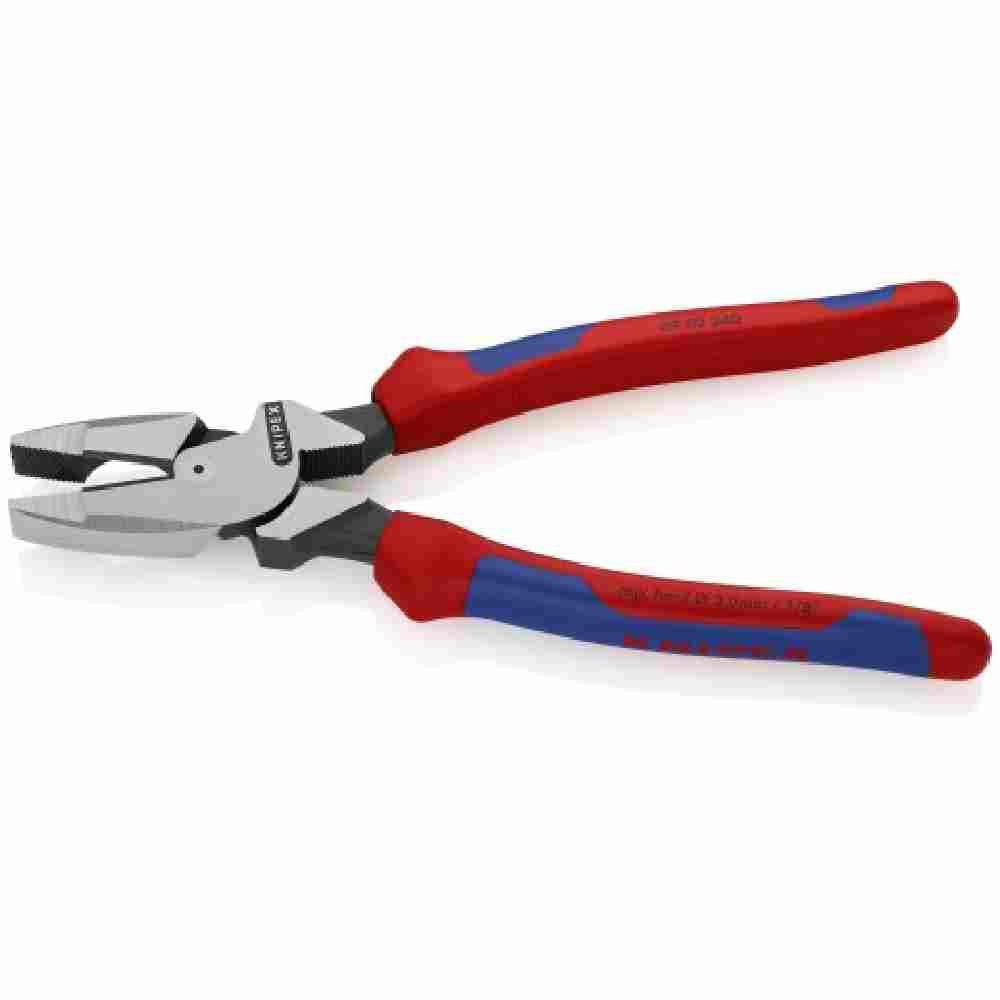 Knipex 9-1/2 inch High Leverage Comfort Combination Pliers  looking at pliers with the jaw open