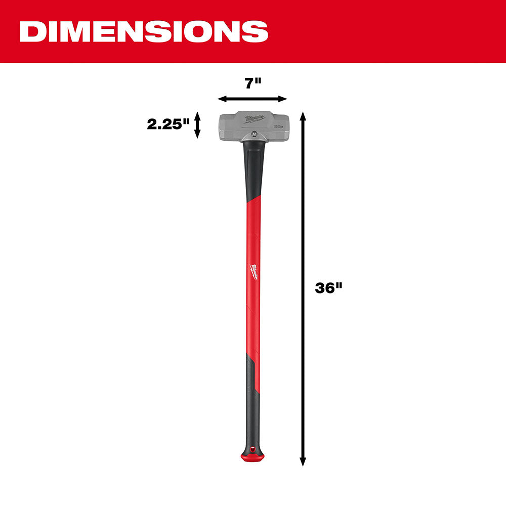 Milwaukee 10lb Sledge Hammer with 36in Handle