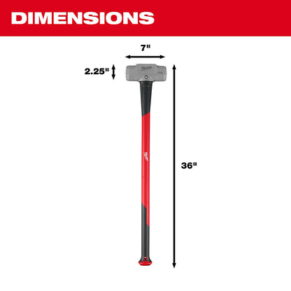 Milwaukee 10lb Sledge Hammer with 36in Handle
