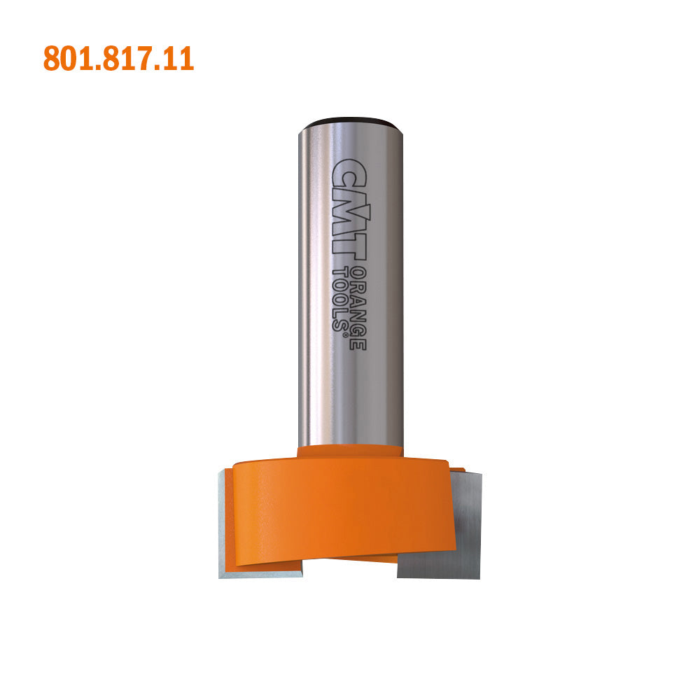 CMT Mortising Router Bit 1/2in x 3/4in Mortising Router Bit with Top Bearing - 1/4in Shank