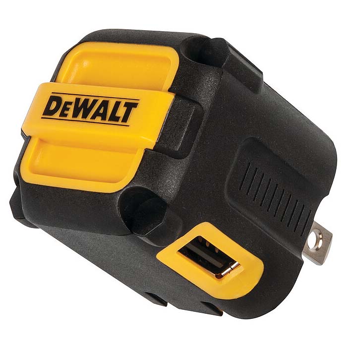 DeWalt NeverBlock 2-Port Worksite USB Charger