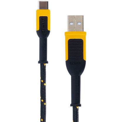 DeWalt 10' Reinforced Braided Cable for USB-C to USB-A