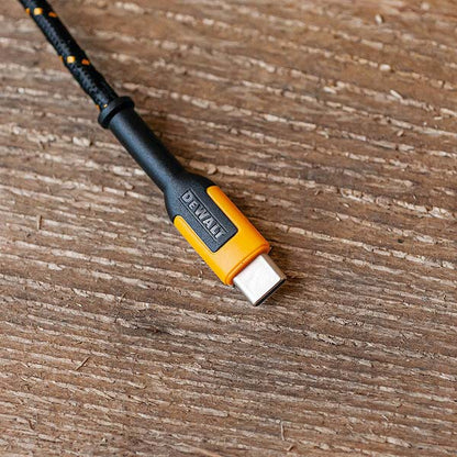 DeWalt 10' Reinforced Braided Cable for USB-C to USB-A