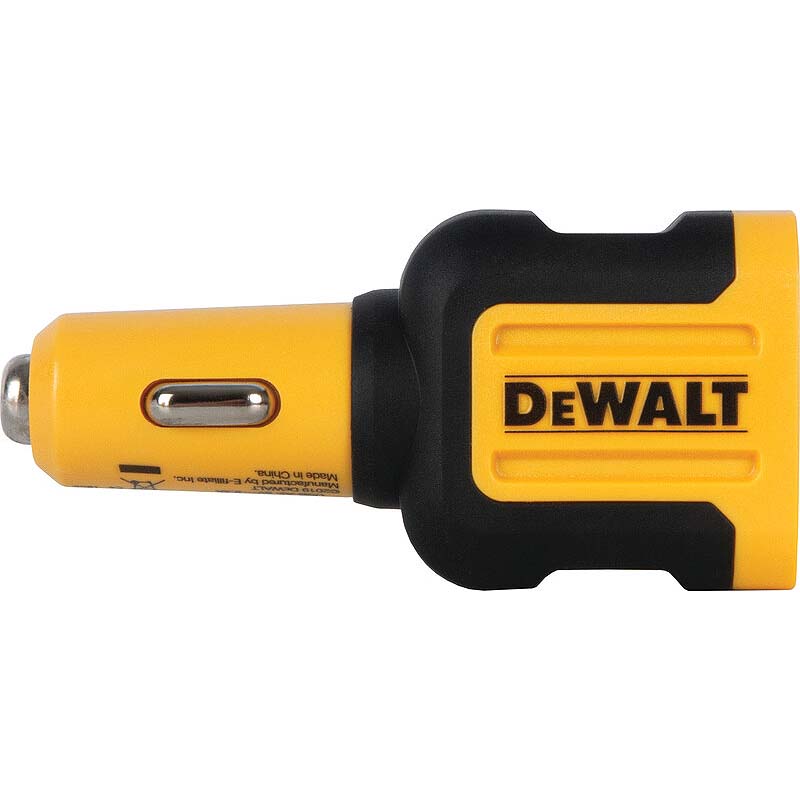 DeWalt 24W 2-Port Mobile USB Car Charger