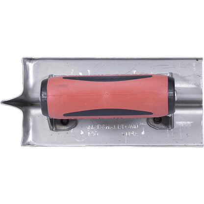 Marshalltown 6in x 3in Stainless Steal Concrete Hand Groover with DuraSoft Handle