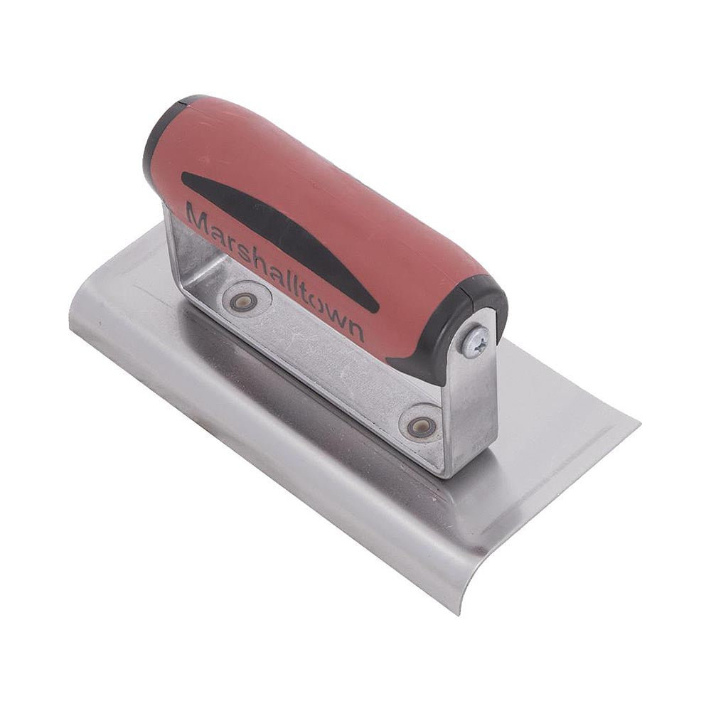 Marshalltown 6in x 3in Curved End Edger with DuraSoft Handle