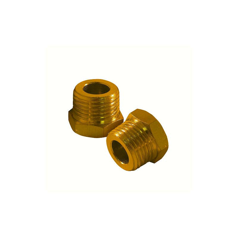 ROK 1/2in M - 1/4in F NPT Reducer Bushings - 2pk