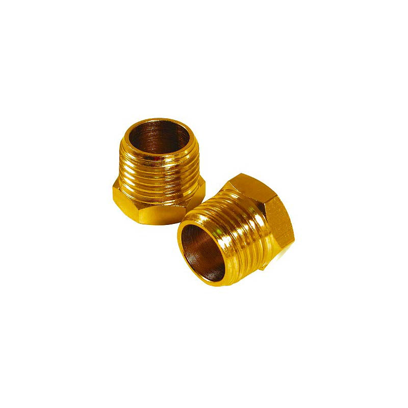 ROK 1/2in M - 3/8in F NPT Reducer Bushings - 2pk