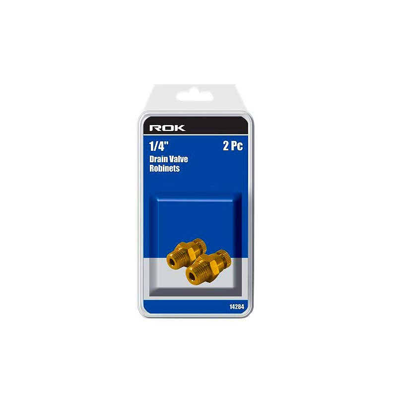 ROK 1/4in Drain Valve - 2pk