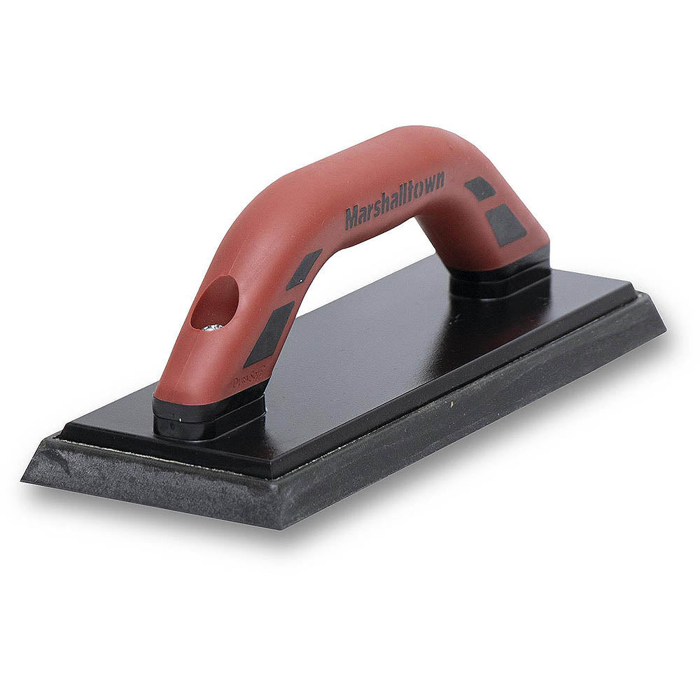 Marshalltown 10in x 4in Black Sponge Rubber Grout Float with DuraSoft Handle