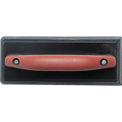 Marshalltown 10in x 4in Black Sponge Rubber Grout Float with DuraSoft Handle