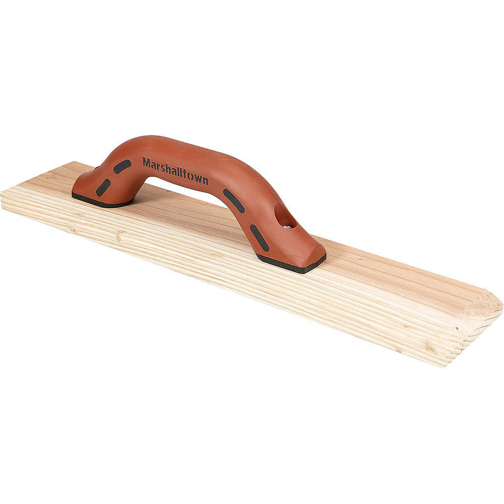 Marshalltown 16in x 3-1/2in Wood Float with DuraSoft Handle