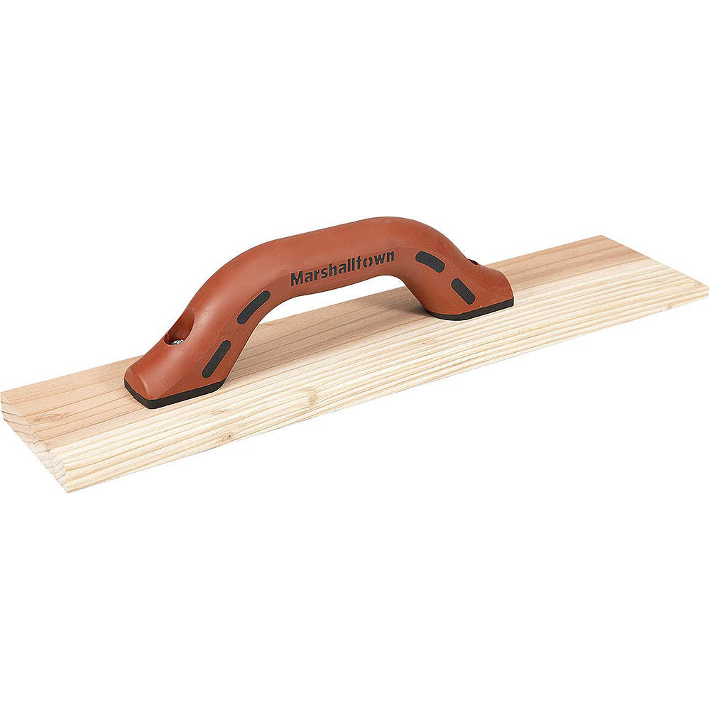 Marshalltown 16in x 3-1/2in Wood Float with DuraSoft Handle