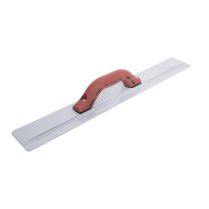Marshalltown 20in x 3-1/8in Beveled End Magnesium Hand Float with DuraSoft Handle