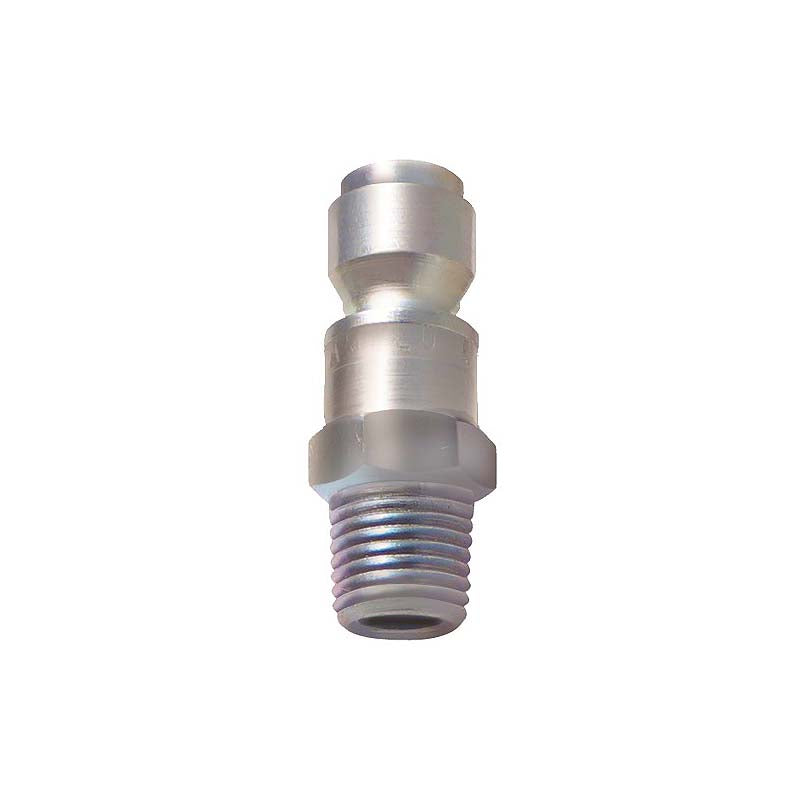 ROK Auto Tru-Flate Plug 1/4in M NPT - 2pk