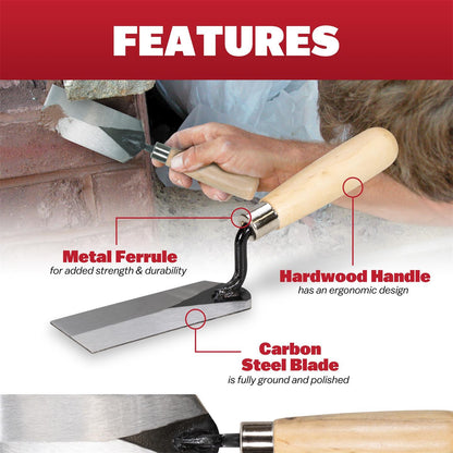 Marshalltown QLT 5in x 2in Margin Trowel