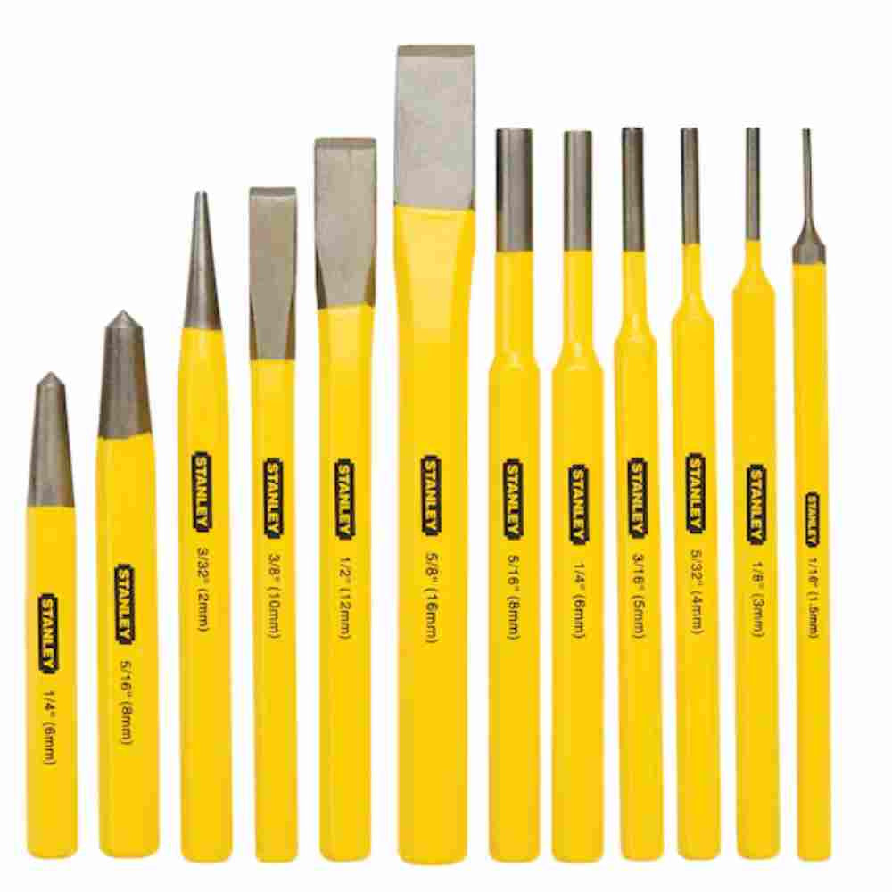 Stanley 16299 12pc Punch and Cold Chisel Kit