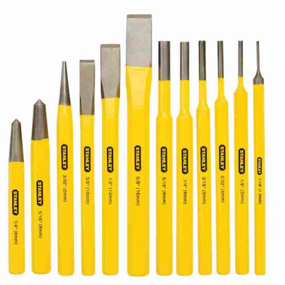 Stanley 16299 12pc Punch and Cold Chisel Kit