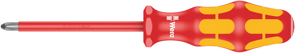 Wera 05006154001 #2 x 4 inch Phillips Lasertip VDE Insulated Screwdriver