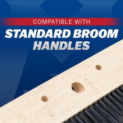 Marshalltown 24in Wood Backed Concrete Broom Head