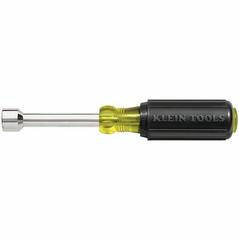 Klein Tools 630-7-16 7/16 Inch Nut Driver - 3 Inch Hollow-Shaft