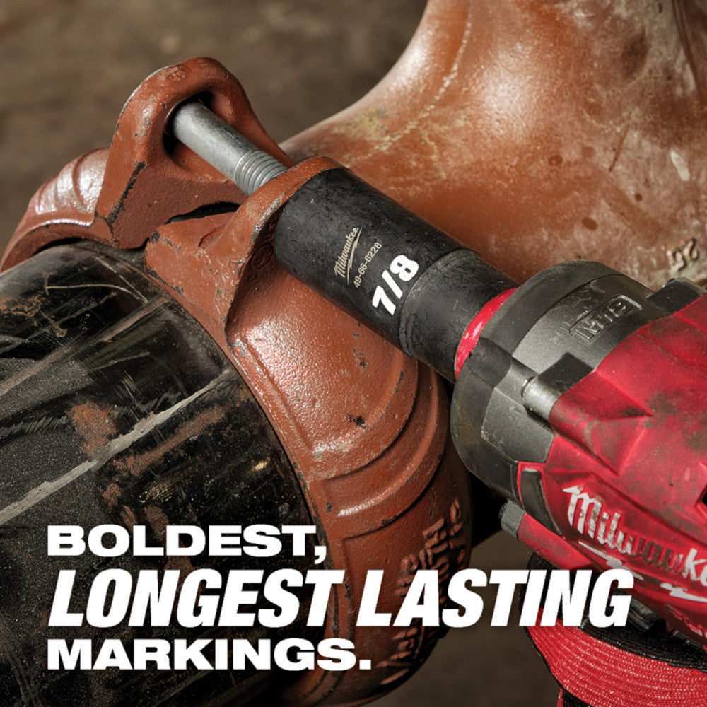 Milwaukee 49-66-6236 SHOCKWAVE Impact Duty 1-3/8 inch 1/2 inch Drive SAE 6pt Deep Socket