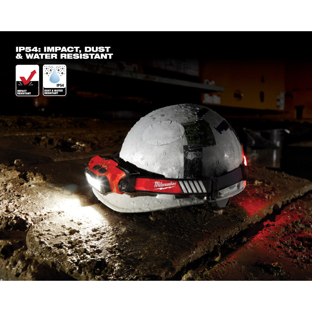 Milwaukee 2116-21 REDLITHIUM USB BEACON 600 Lumen Hard Hat Light