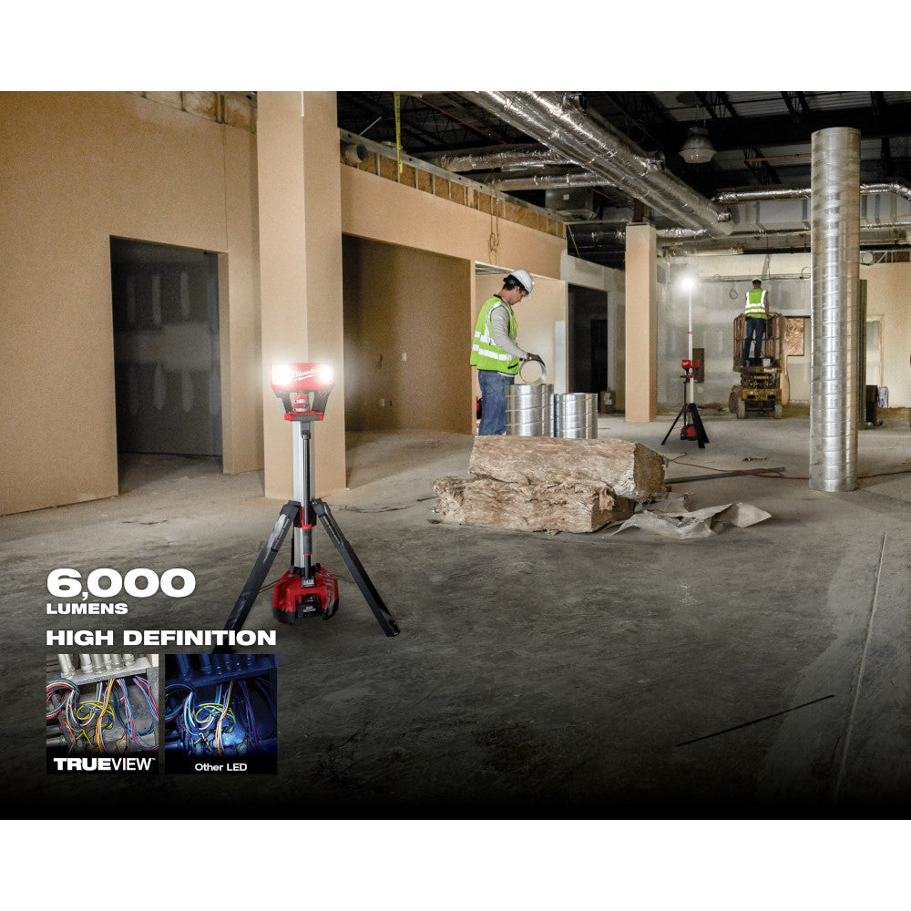 Milwaukee 2136-20 M18 ROCKET Cordless 6000lm Tower Light / Charger (Tool Only)