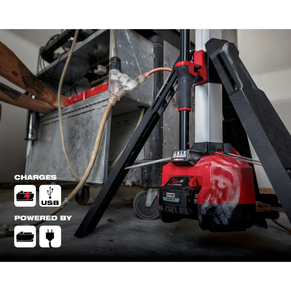 Milwaukee 2136-20 M18 ROCKET Cordless 6000lm Tower Light / Charger (Tool Only)