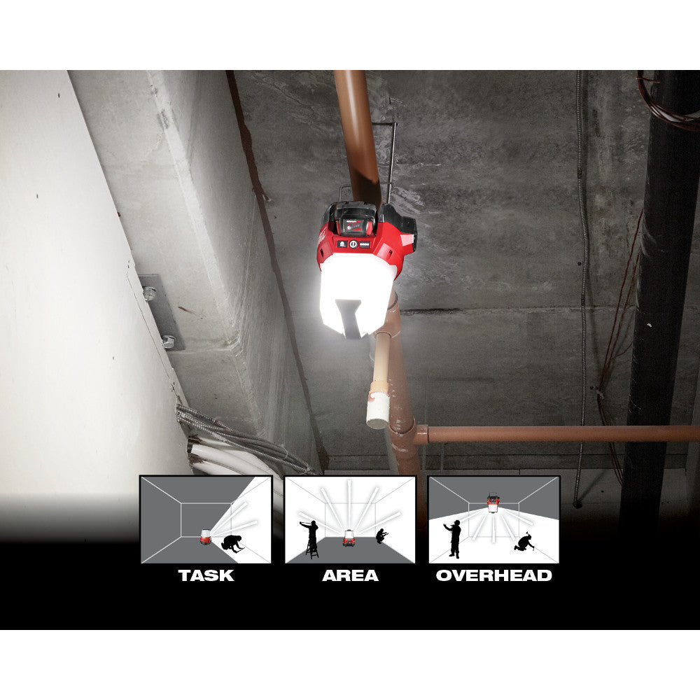 Milwaukee 2144-20 M18 RADIUS LED Compact Site Light with Flood Mode (Tool Only)