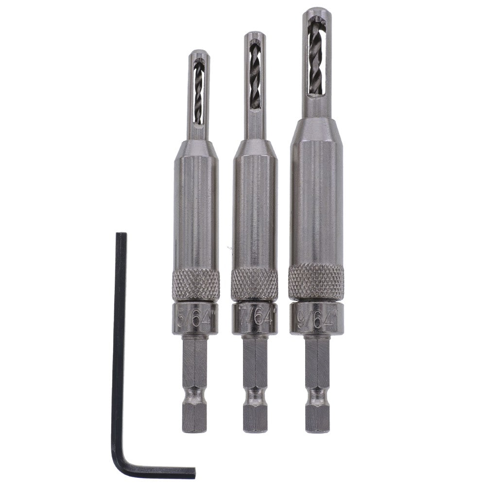 Milescraft 3pc Hinge Bit Set