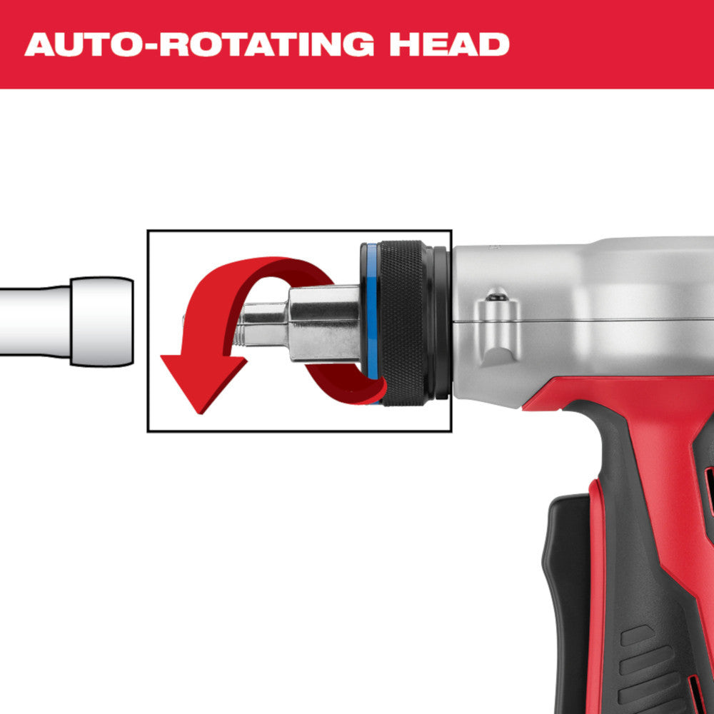 Milwaukee 2432-22 M12 Cordless 3/8 Inch - 1 Inch ProPEX Expansion Tool Kit