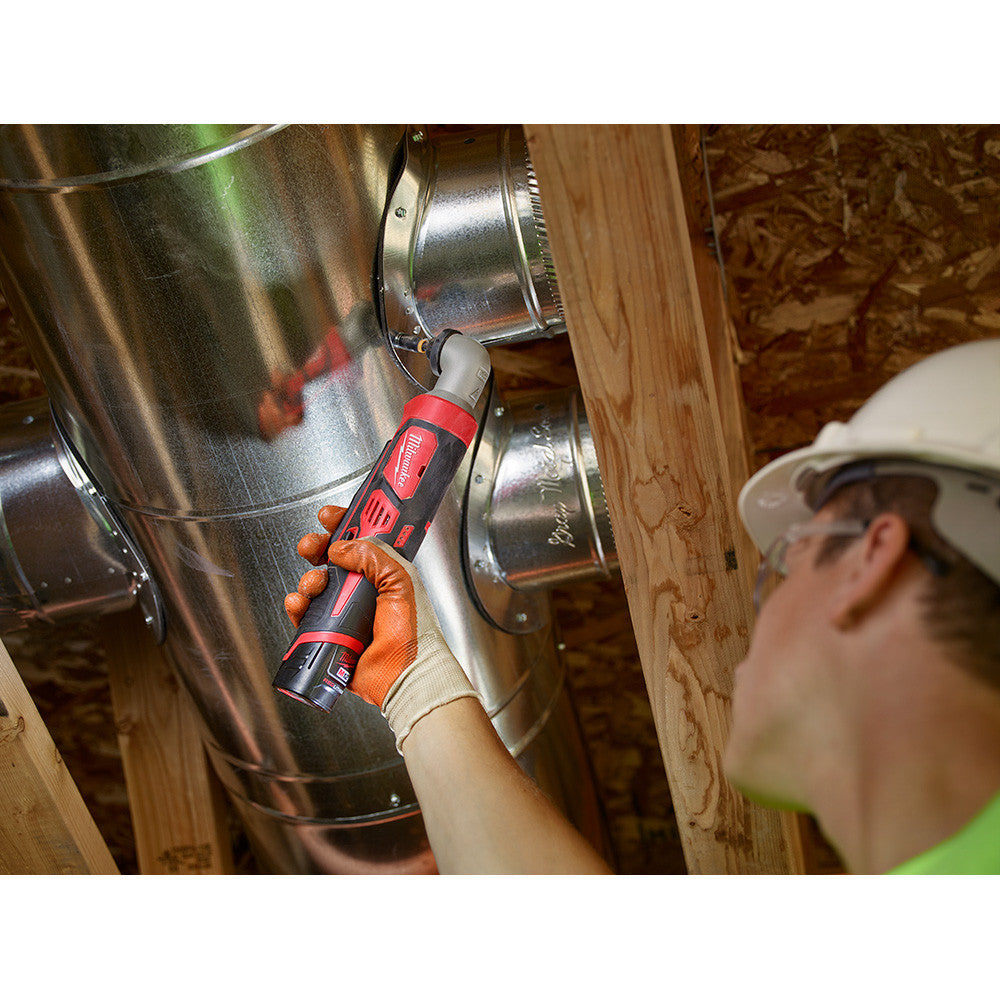 Milwaukee 2467-20 M12 Cordless 1/4 Inch Hex Right Angle Impact Driver (Tool Only)