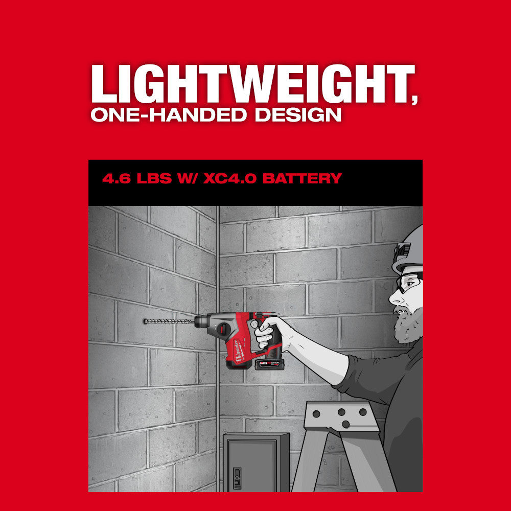 Milwaukee 2508-20 M12 FUEL Cordless Brushless 5/8 Inch SDS-Plus Rotary Hammer (Tool Only)
