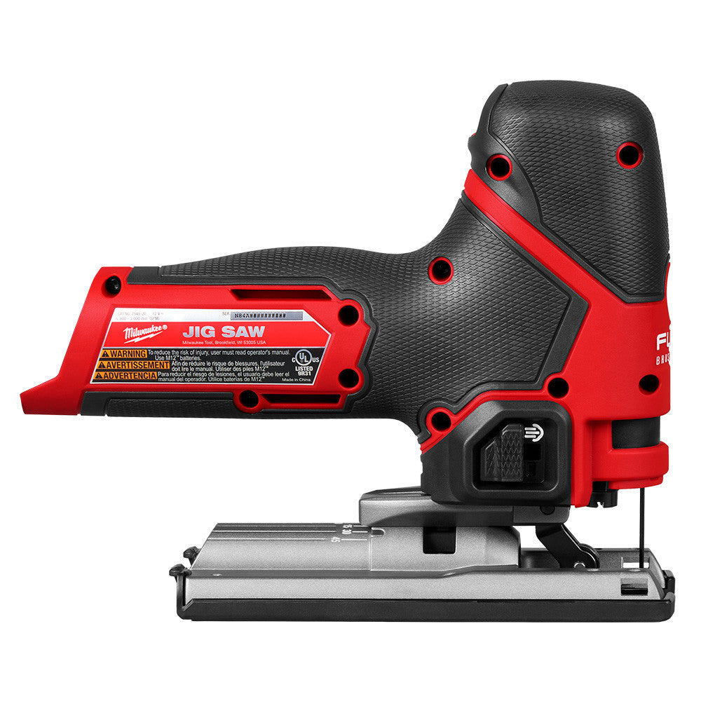 Milwaukee 2545-20 M12 FUEL Cordless Brushless Barrel Grip Jig Saw (Tool Only)