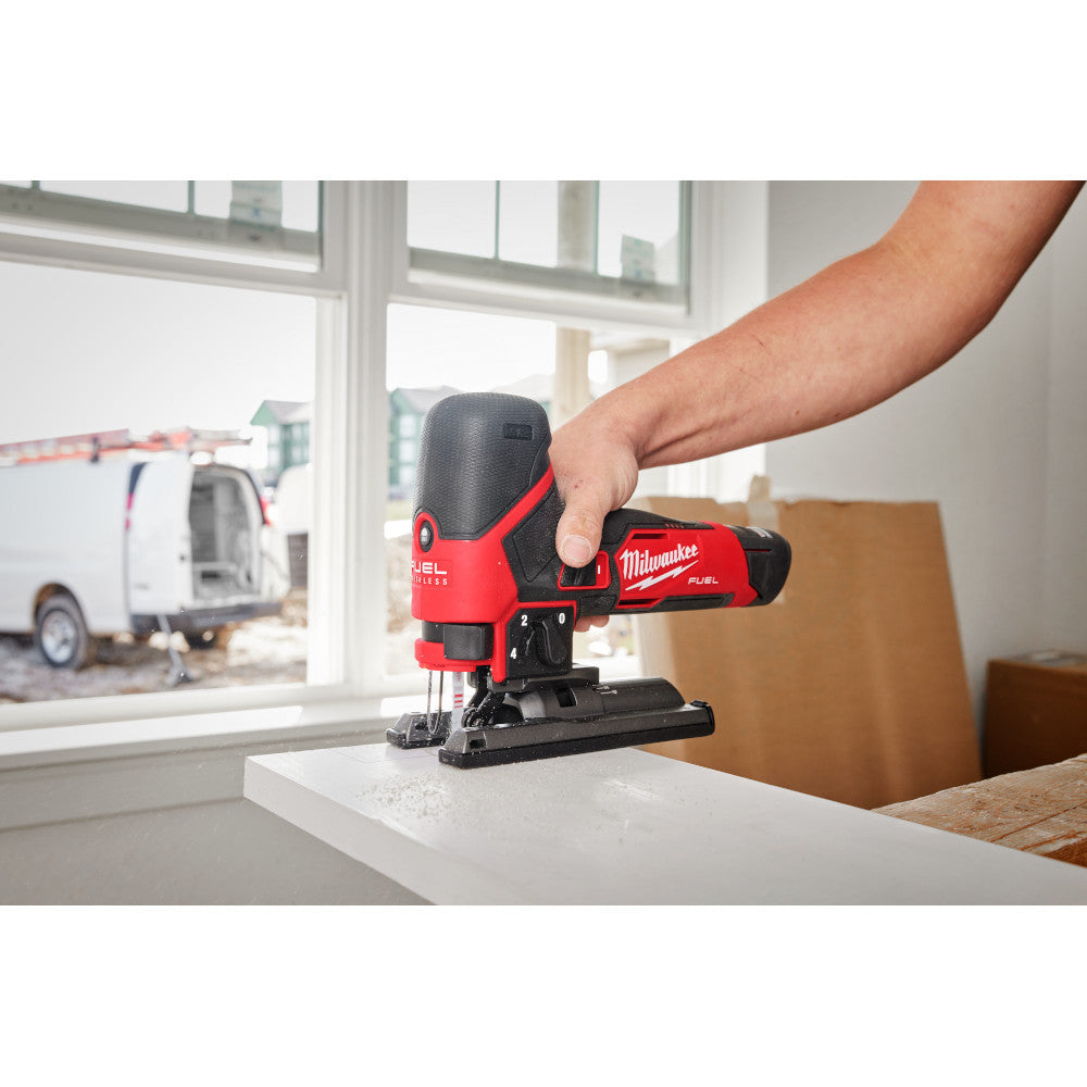 Milwaukee 2545-20 M12 FUEL Cordless Brushless Barrel Grip Jig Saw (Tool Only)