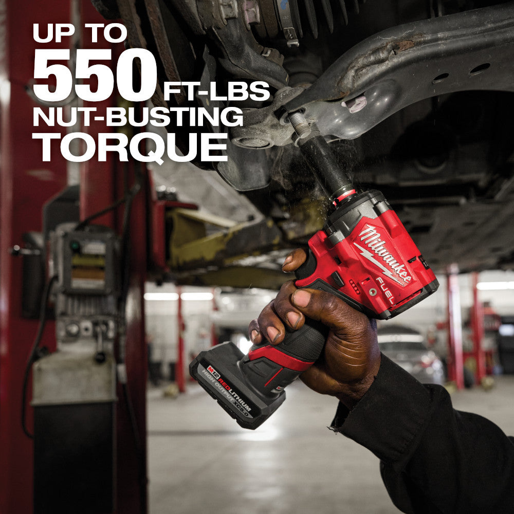 Milwaukee 2562-21 M12 FUEL Cordless Brushless 3/8 Inch Stubby Impact Wrench Kit
