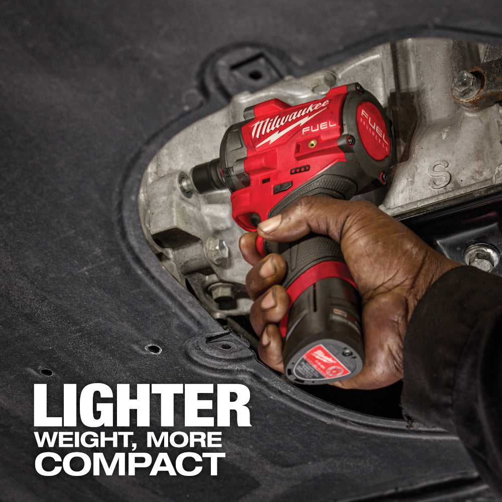 Milwaukee 2562-20 M12 FUEL Cordless Brushless 3/8 Inch Stubby Impact Wrench (Tool Only)