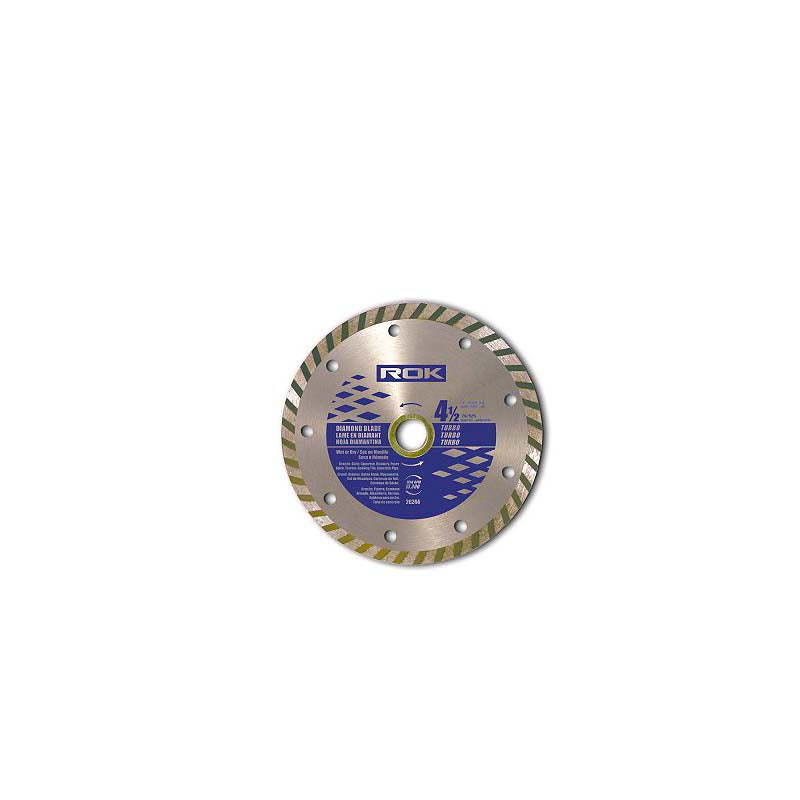 ROK 4-1/2in Pro Turbo Diamond Blade - Pro Series