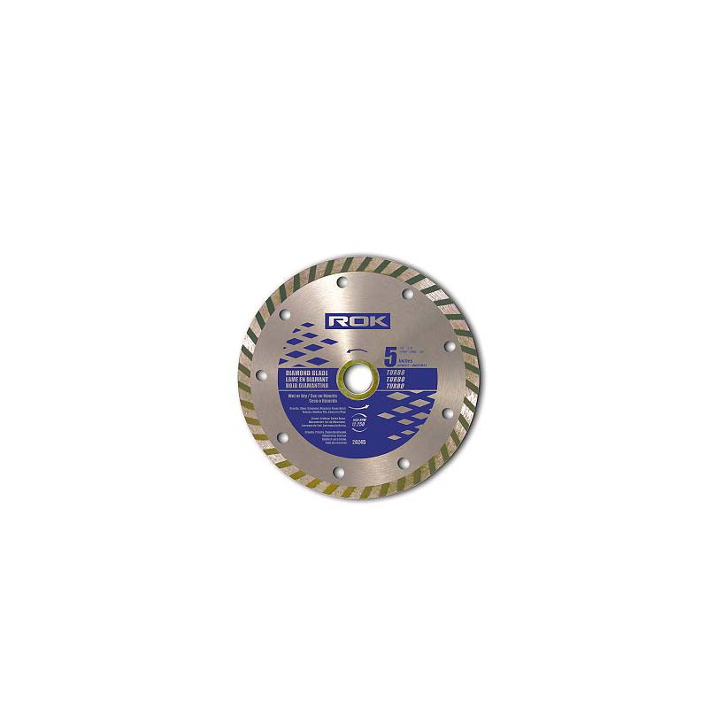ROK 5in Pro Turbo Diamond Blade - Pro Series