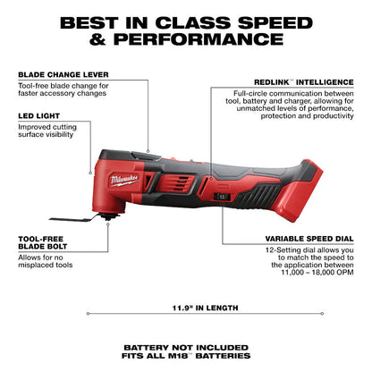 Milwaukee 2626-20 M18 Multi-Tool (Tool Only)